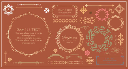 Christmas Frame Decoration Set