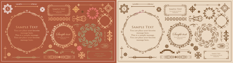 Christmas Frame Decoration Set