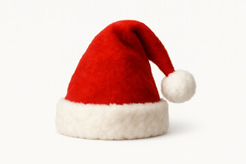 christmas santa claus hat white background