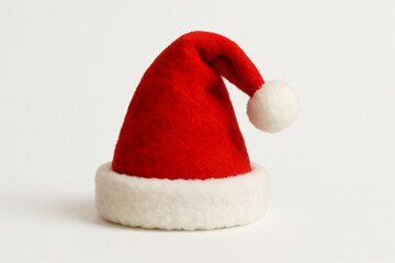 christmas santa claus hat white background