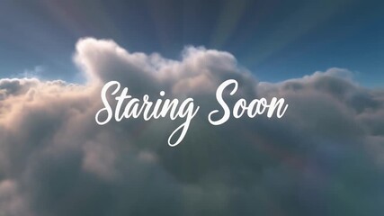 Starting Soon - A Calming Cloudscape for Your Stream.