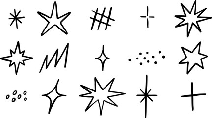 Abstract Stars, Dots, Dashes