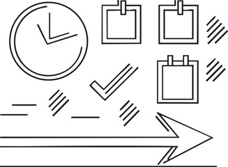 Abstract geometric design with vibrant colors and clean lines