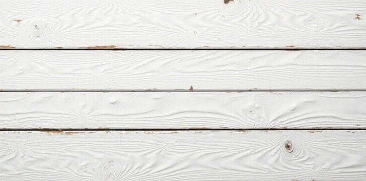 Weathered white wood boards, horizontal grain detail, paneling, white wooden background