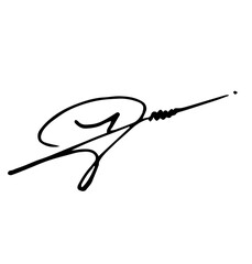 Overall Style and Form: The image features a highly stylized logo or signature, drawn with thick, flowing, connected lines, resembling calligraphy or artistic cursive.