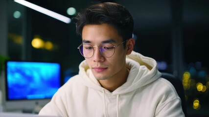 Meditation session in a calm workspace during the late evening hours