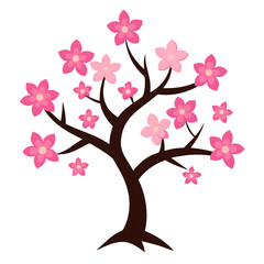 tree with pink flowers