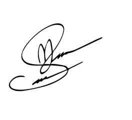 Overall Style and Form: The image features a highly stylized logo or signature, drawn with thick, flowing, connected lines, resembling calligraphy or artistic cursive.