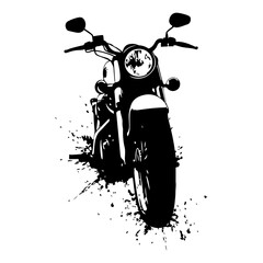 Simple black silhouette of a majestic horse standing gracefully, showcasing strength and elegance in a minimalistic style