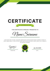 Certificate Template Design
