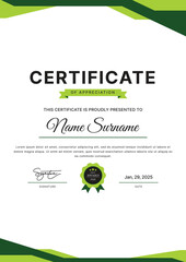 Certificate Template Design