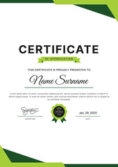Certificate Template Design