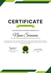 Certificate Template Design