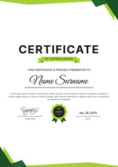 Certificate Template Design