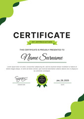 Certificate Template Design