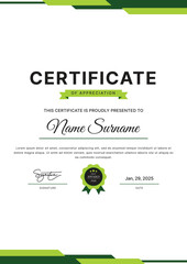 Certificate Template Design