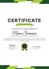 Certificate Template Design