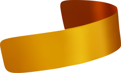 3D ribbon golden confetti celebration mood