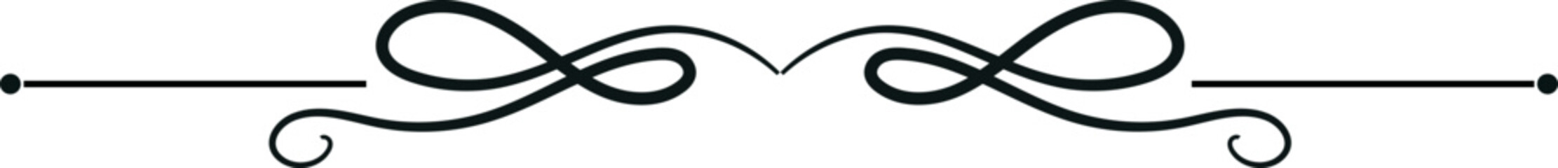 dividers vector icon, symbol, logo, clipart, isolated. vector illustration. vector illustration isolated on white background.decorative divider elements. Border florish collection. Vector.