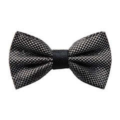 blue bow tie on white