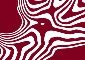 Elegant geometric abstraction with distorted stripes for a modern presentation background. Eps 10