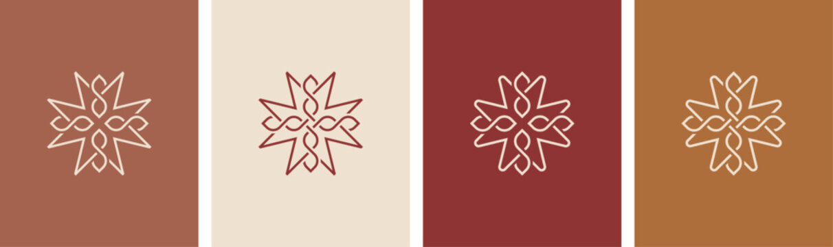 Letter M with leaf Flower logo design for beauty spa and eco friendly products, leaves, Cosmetics, Jewelry, Beauty salon, Boutique, floral icon sign symbol illustration template