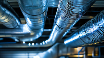 Macro HVAC coil pattern industrial