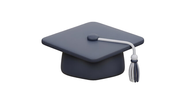 Celebrate academic achievement with this graduation cap, perfect for commencement ceremony announcements and educational milestones projects