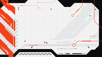 Abstract retro futuristic and sci-fi background with cyberpunk style design