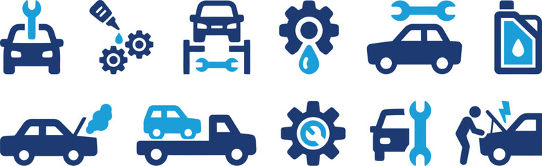 auto, automobile, drive, set, vehicle, car, icon, road, symbol, transport, vector, travel, assist, insurance, mobility, race, rush, share, signs, silhouette, van, driver, driving, front, navigation, p
