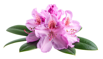 Close-up of delicate pink blooms with detailed petals and dark green leaves (1)