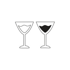 Wine glass icon