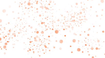 orange splatter spray seamless pattern, spatter on transparent png background