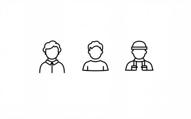 service icon set collection in outline style. an icon pack contain help, assistance, maintenance, repair, customer, technician, inquiry, care, call, response, solutions, availability, satisfaction