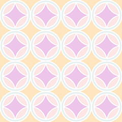 Vector seamless pattern with geometric shapes. Simple design for textile, backgrounds, wallpaper, wrapping paper, digital prints.