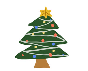 christmas tree isolated