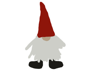 santa claus hat isolated