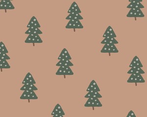 christmas trees background