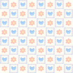 seamless pattern with flowers
