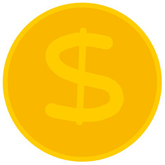 golden dollar sign illustration 
