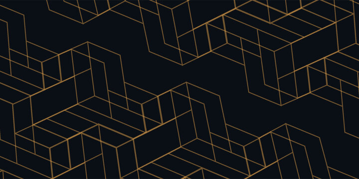 Line vector seamless pattern, modern stylish texture. Repeating geometric triangular grid. Backdrop graphic design.