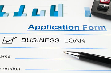 Applying for a business loan.