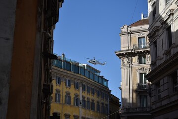 Street life in Rome.