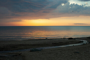 Obraz premium View of the Baltic sea coast.
