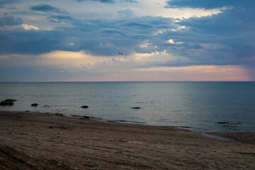 View of the Baltic sea coast.