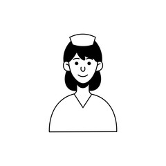 Nurse carton illustration
