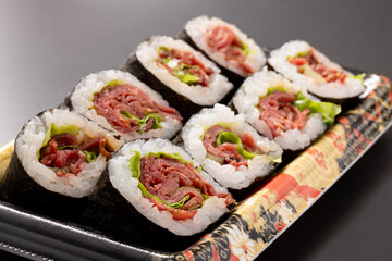 ローストビーフ　巻き寿司