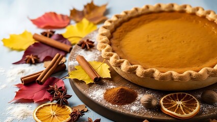 Delightful pumpkin pie with warm spices evokes autumn joy, perfect for Thanksgiving celebrations and cozy fall gatherings, seasonal baking inspiration