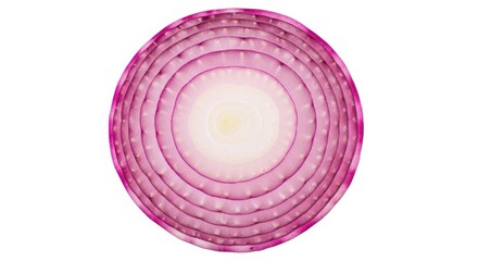 red onion isolated on white background, full depth of field