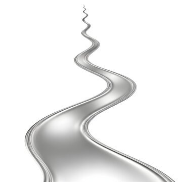 Liquid Silver Wave